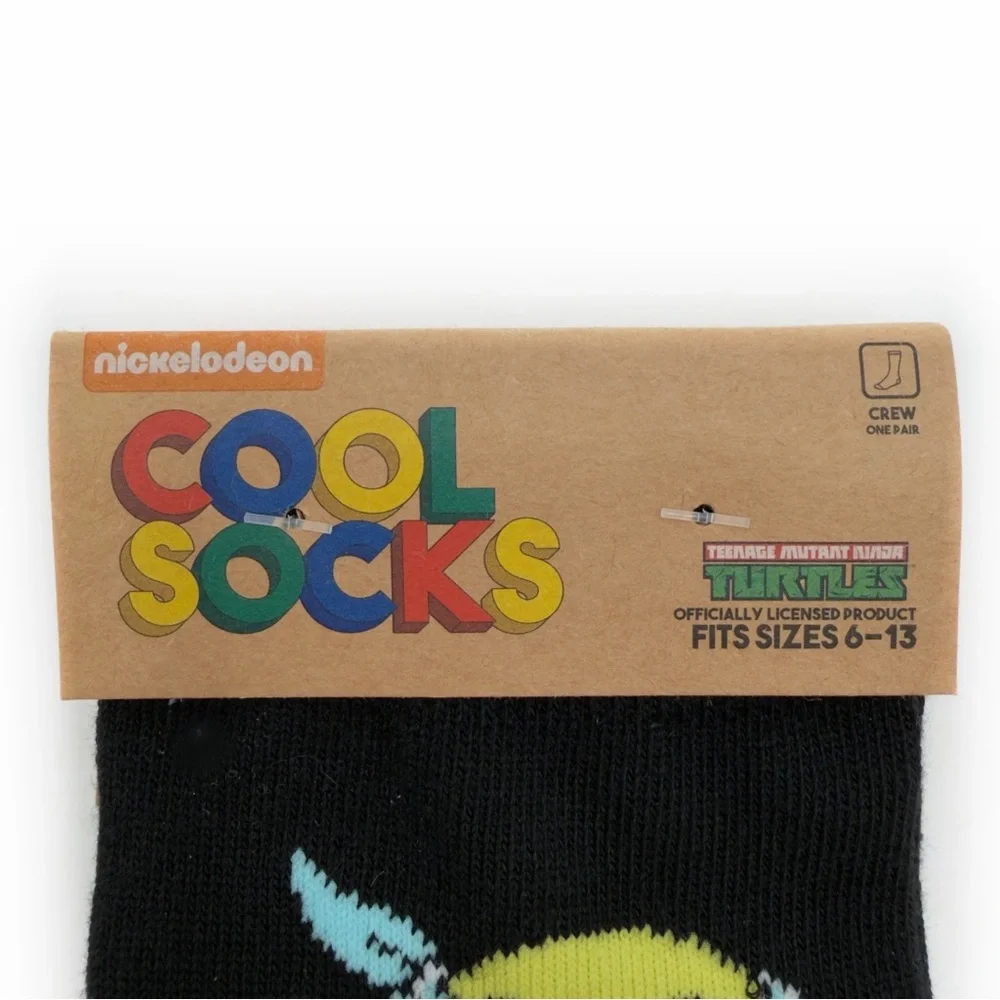 Teenage Mutant Ninja Turtles Cool Socks Mens Womens Nickelodeon 90s Gift New NWT